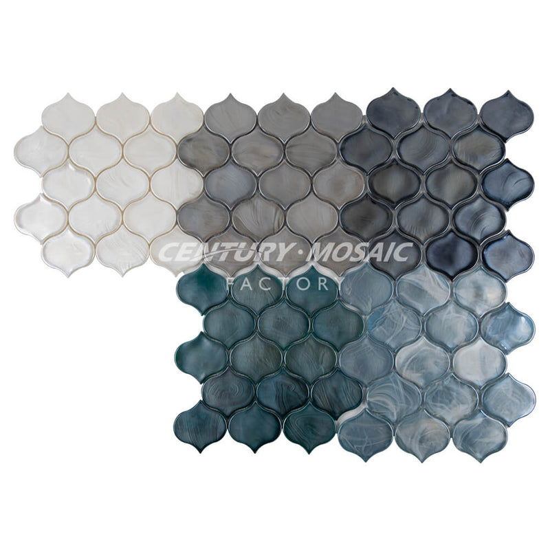 A20N-1 Ocean Glass Mosaic Tiles 20x20mm, 100gm pack - Perth Art Glass