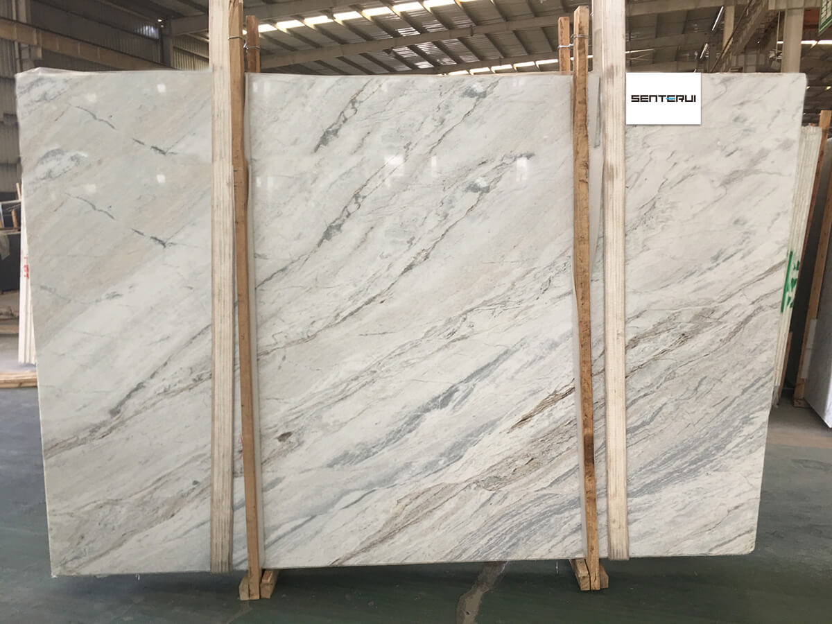 Glorious White Marble Slab Wholesale Collection – Centurymosaic