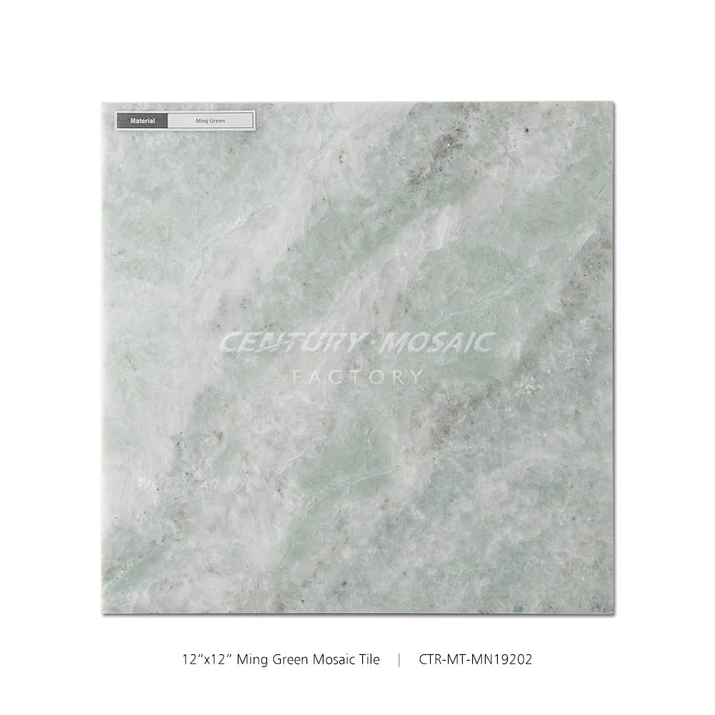 Ming Green MarbleTile 12″x12” Polished Wholesale